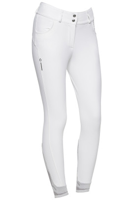 Ridershouse: CT RS Breeches High Waist Knee Grip - Wit