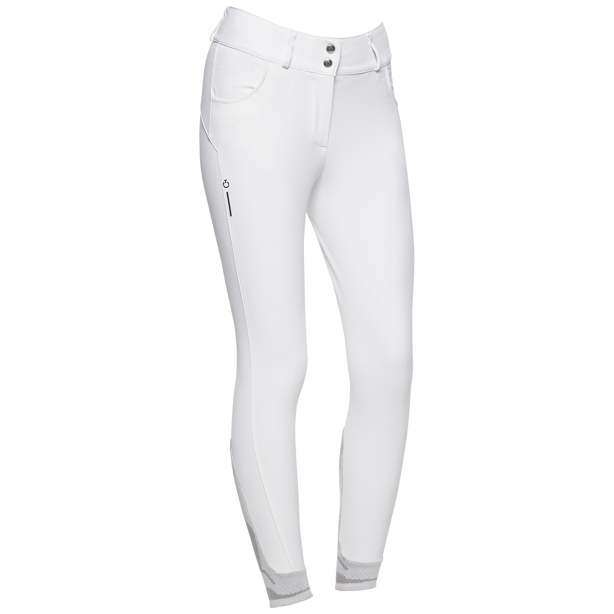 Ridershouse: CT RS Breeches High Waist Knee Grip - Wit Ridershouse: CT RS Breeches High Waist Knee Grip - Wit