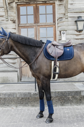 Prachtig oornetje Wellington van het merk Kentucky Horsewear. Velvet Pearls