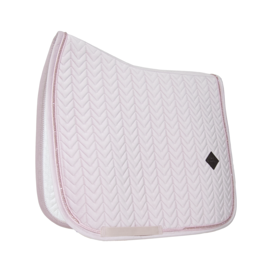 Kentucky Horsewear Saddle Pad Velvet Pearls Dressage Beige Kentucky Horsewear Saddle Pad Velvet Pearls Dressage Beige