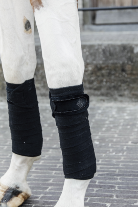 Kentucky Horsewear Polar Fleece Bandages Velvet Pearls, Leverbaar in Diverse kleuren