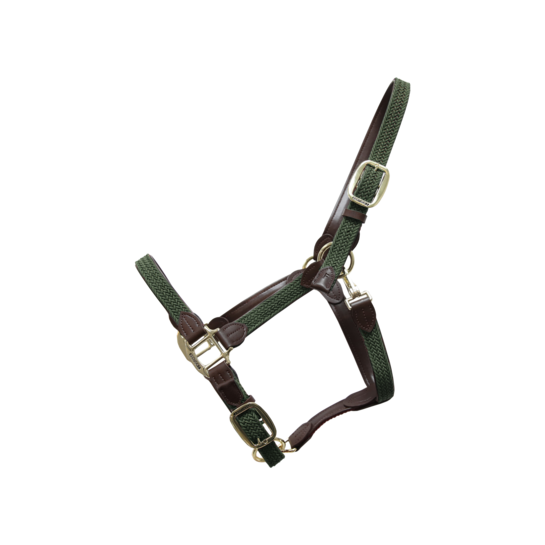Kentucky Horsewear Nylon Gevlochten Halster Olijfgroen, leverbaar in7 kleuren. Kentucky Horsewear Nylon Gevlochten Halster Olijfgroen, leverbaar in7 kleuren.