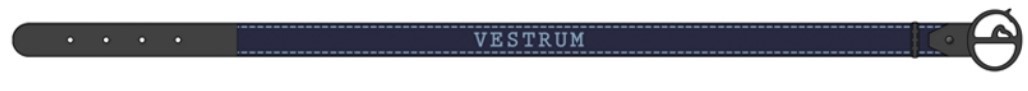 Ridershouse: Vestrum Gela Riem Marine Blauw - Licht Blauw Ridershouse: Vestrum Gela Riem Marine Blauw - Licht Blauw