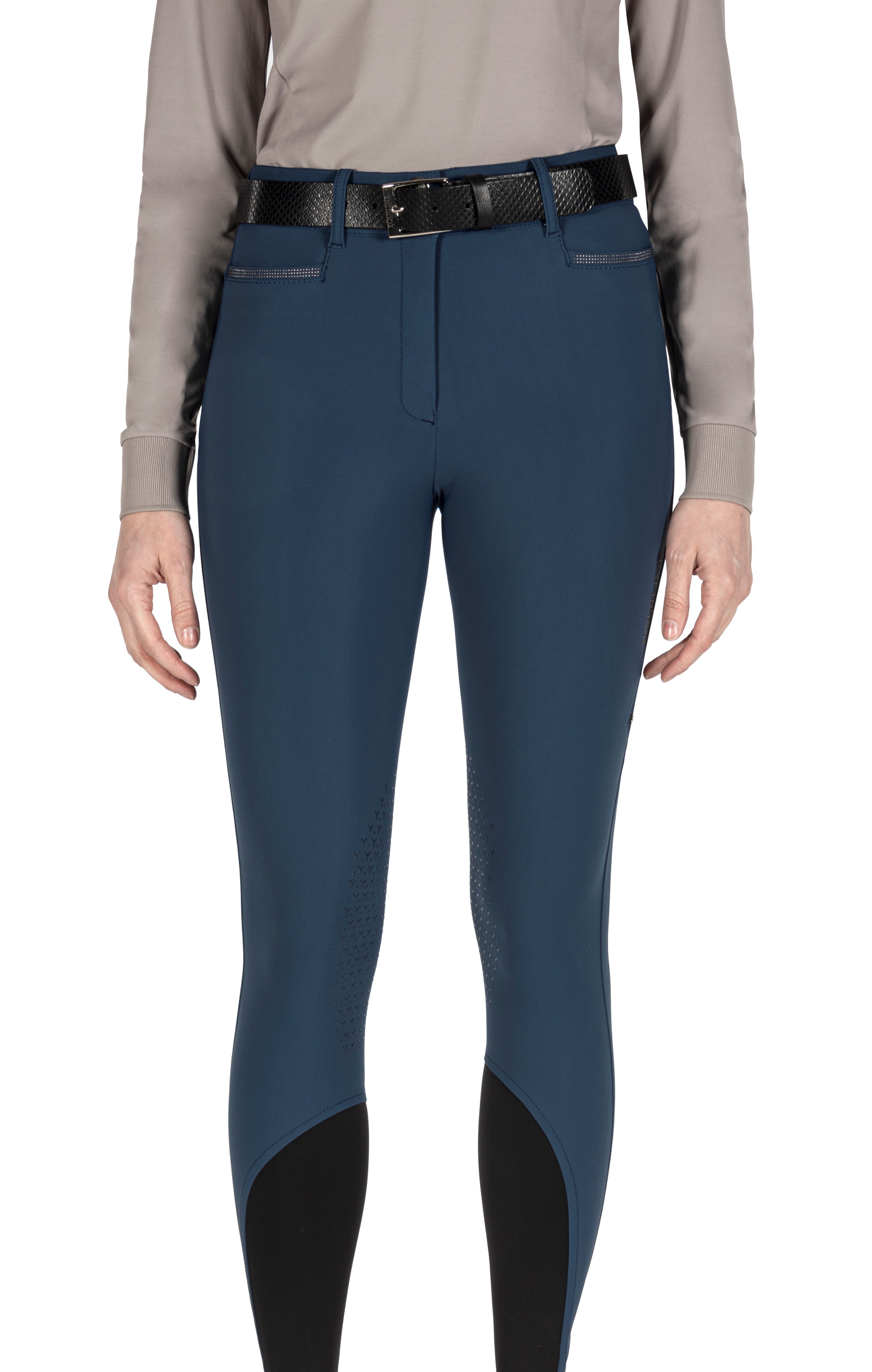 Ridershouse: Equiline Women's Breeches Full Grip High Waist - Beige Ridershouse: Equiline Women's Breeches Full Grip High Waist - Beige