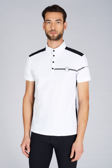 Ridershouse: Vestrum Marettimo SS Polo - Wit Ridershouse: Vestrum Marettimo SS Polo - Wit