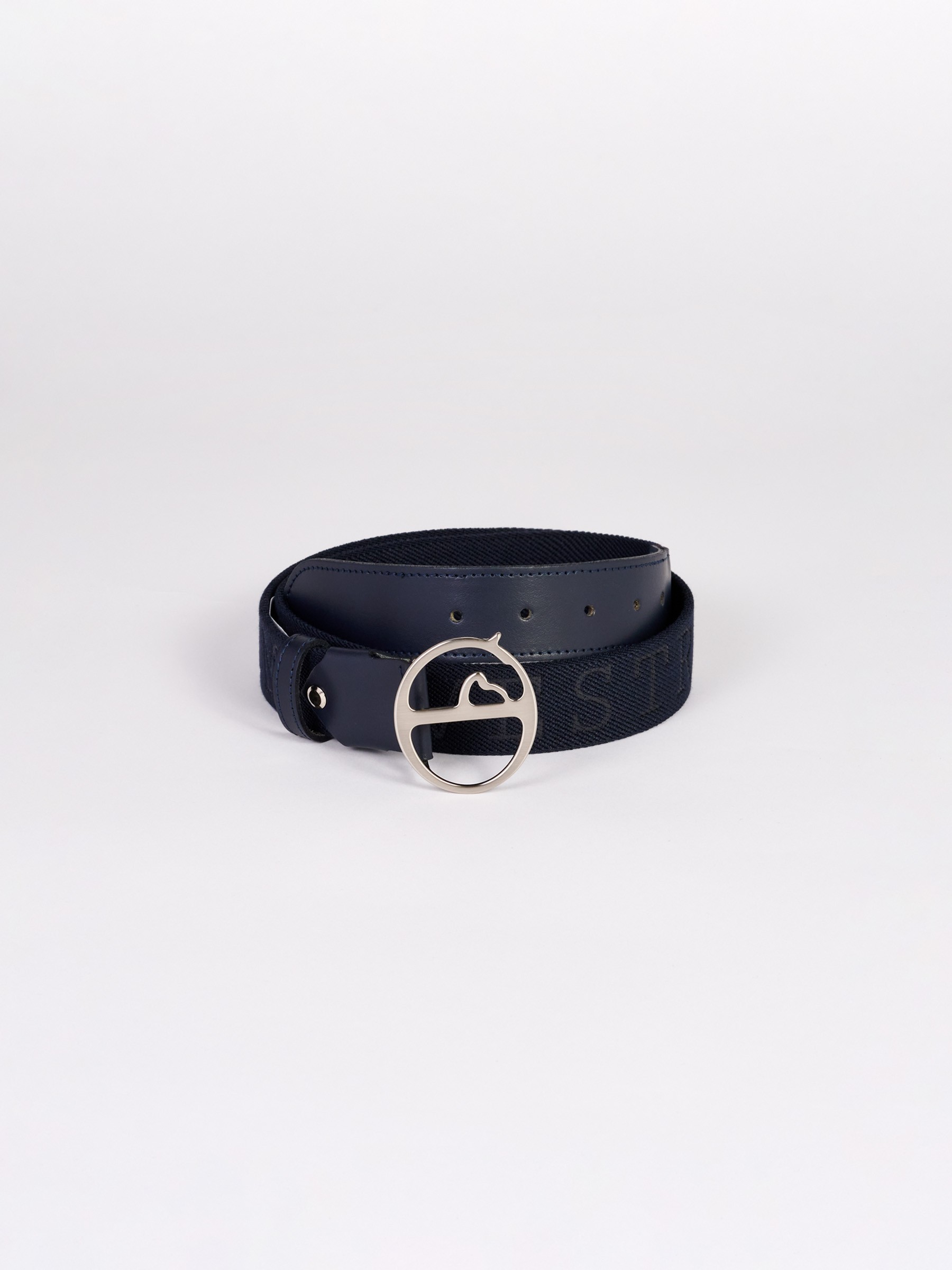 Ridershouse: Vestrum Pozzallo Riem Blauw - Gesp Silver