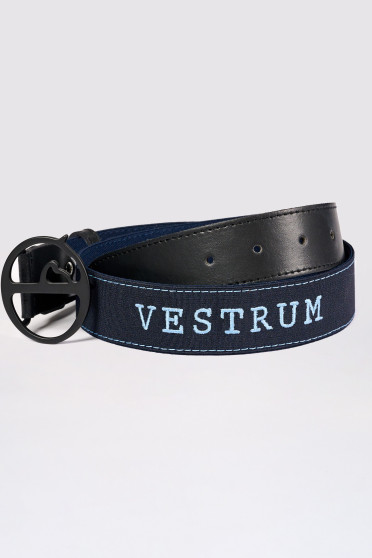 Ridershouse: Vestrum Gela Riem Marine Blauw - Licht Blauw Ridershouse: Vestrum Gela Riem Marine Blauw - Licht Blauw
