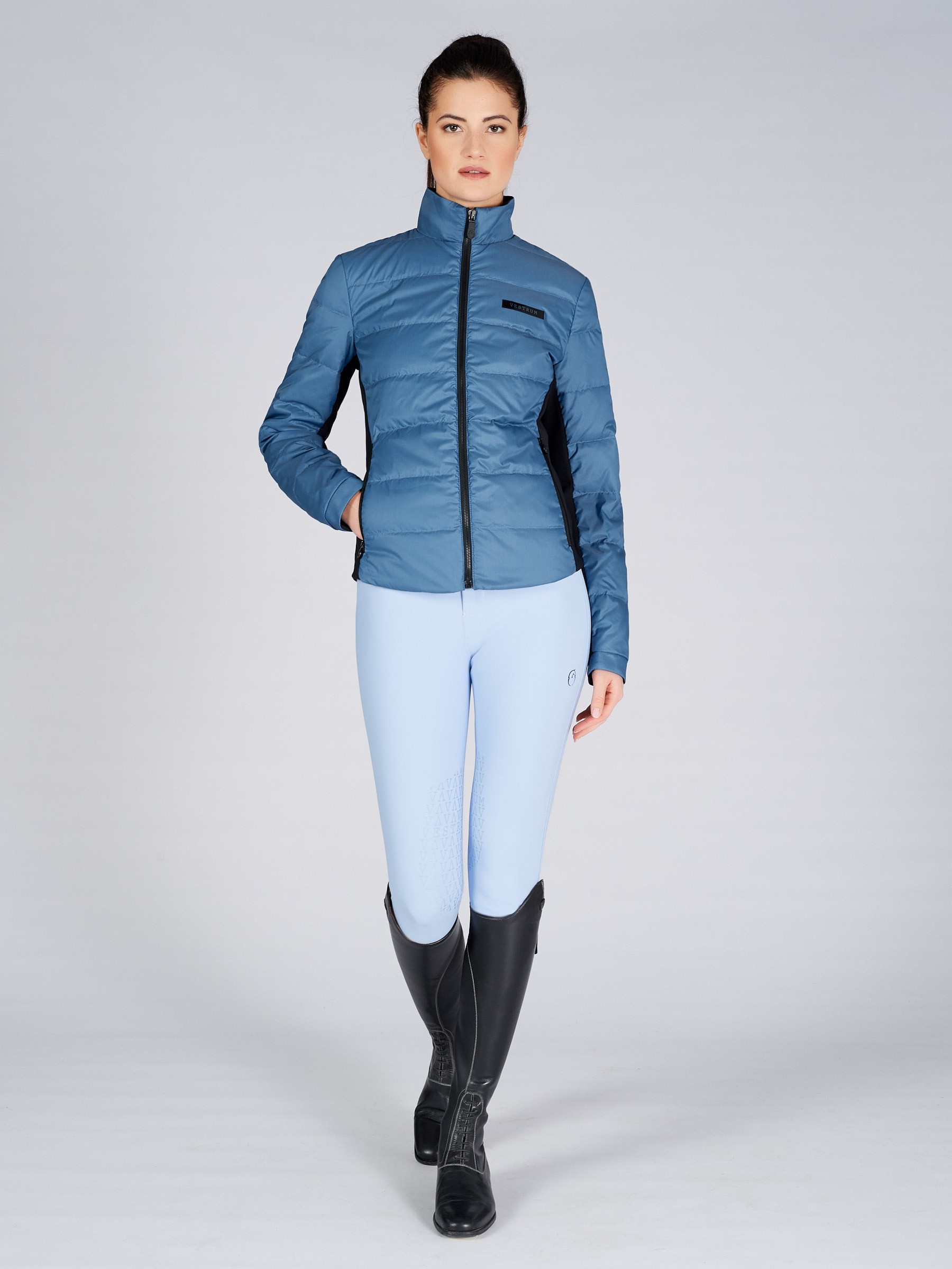 Ridershouse: Vestrum Dames Jas Favignana - Stoffig Blauw Ridershouse: Vestrum Dames Jas Favignana - Stoffig Blauw