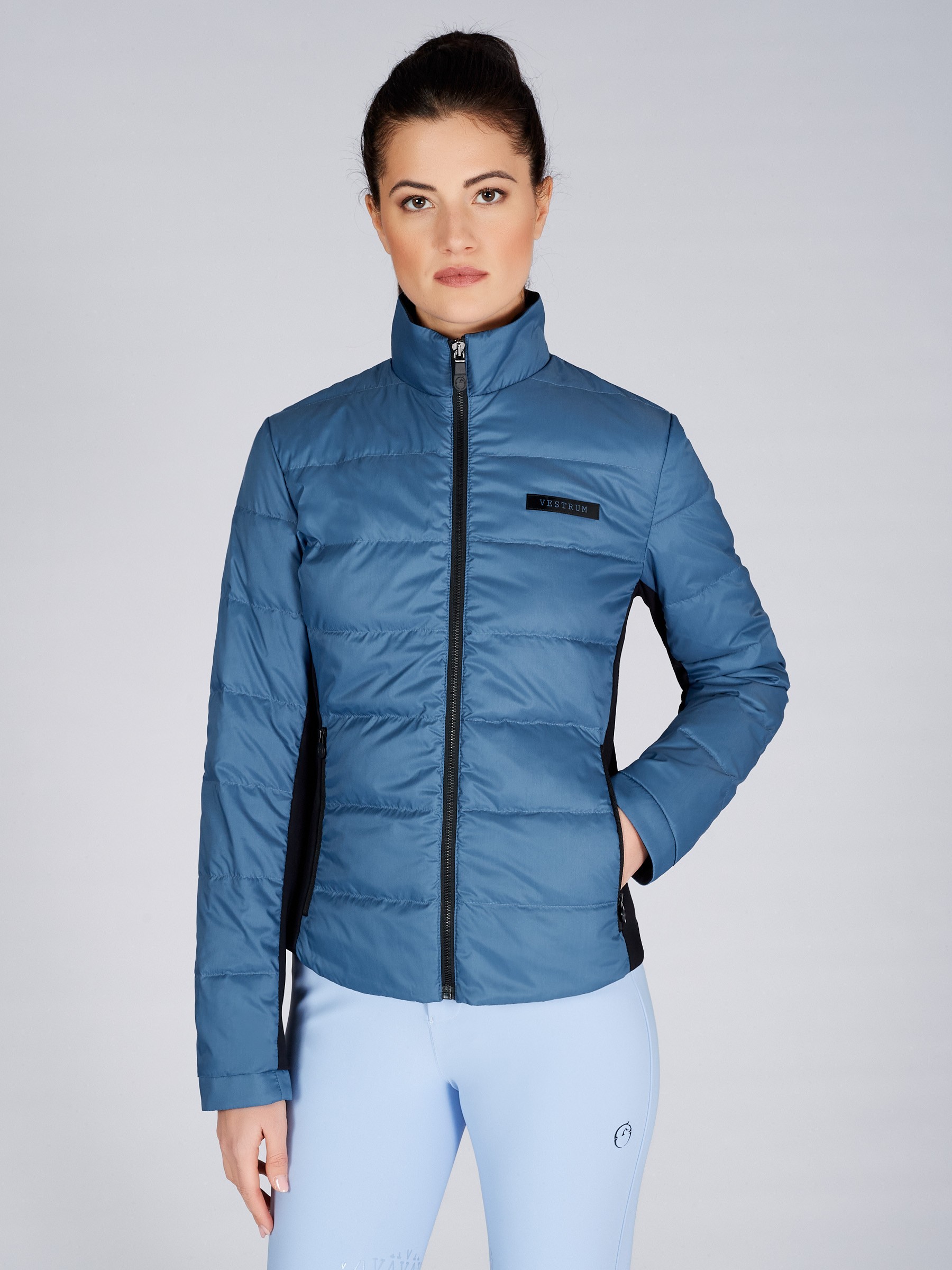 Ridershouse: Vestrum Dames Jas Favignana - Stoffig Blauw Ridershouse: Vestrum Dames Jas Favignana - Stoffig Blauw
