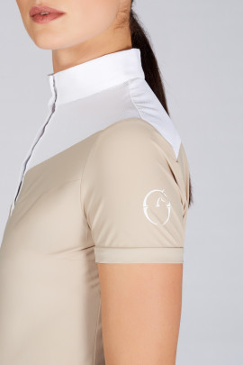 Vestrum Dames Wedstrijdshirt Ss Simeri Shirt Beige ook leverbaar in koper rood Vestrum Dames Wedstrijdshirt Ss Simeri Shirt Beige ook leverbaar in koper rood