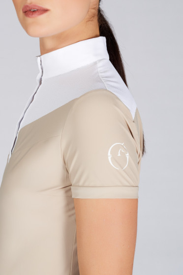 Vestrum Dames Wedstrijdshirt Ss Simeri Shirt Beige ook leverbaar in koper rood Vestrum Dames Wedstrijdshirt Ss Simeri Shirt Beige ook leverbaar in koper rood