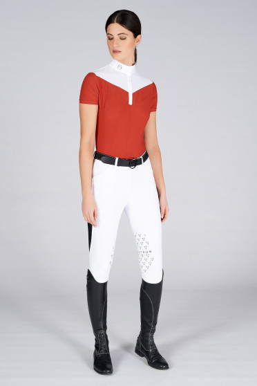 Vestrum Dames Wedstrijdshirt Ss Simeri Shirt Beige ook leverbaar in koper rood Vestrum Dames Wedstrijdshirt Ss Simeri Shirt Beige ook leverbaar in koper rood