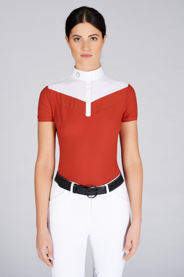 Vestrum Dames Wedstrijdshirt Ss Simeri Shirt Beige ook leverbaar in koper rood Vestrum Dames Wedstrijdshirt Ss Simeri Shirt Beige ook leverbaar in koper rood