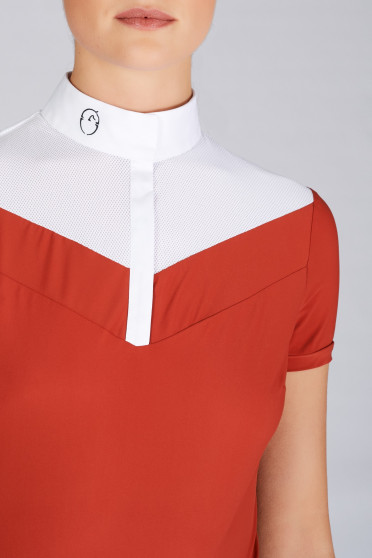 Vestrum Dames Wedstrijdshirt Ss Simeri Shirt Beige ook leverbaar in koper rood Vestrum Dames Wedstrijdshirt Ss Simeri Shirt Beige ook leverbaar in koper rood