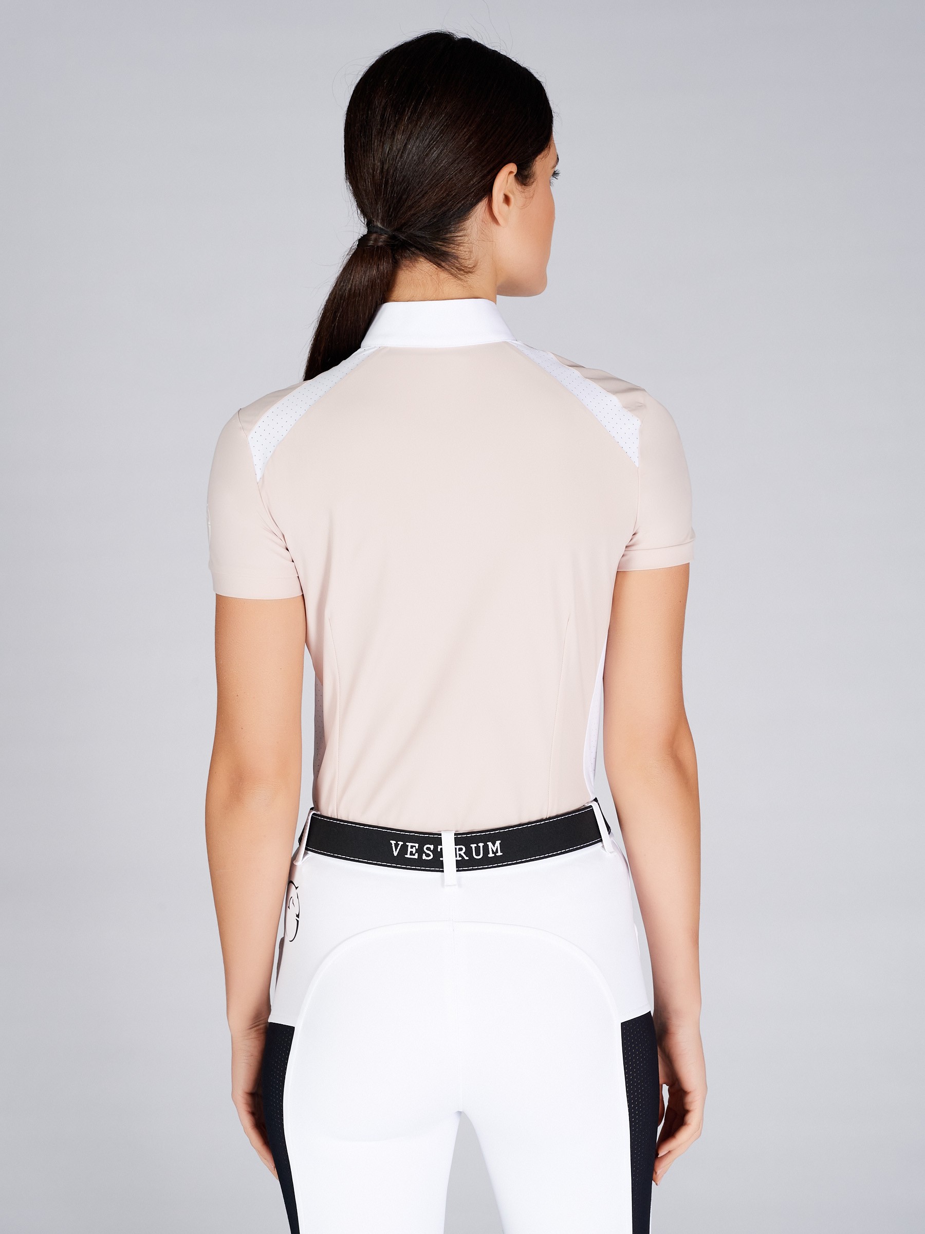 Ridershouse: Vestrum Deiva Wedstrijd Shirt SS - Dusty Pink Ridershouse: Vestrum Deiva Wedstrijd Shirt SS - Dusty Pink