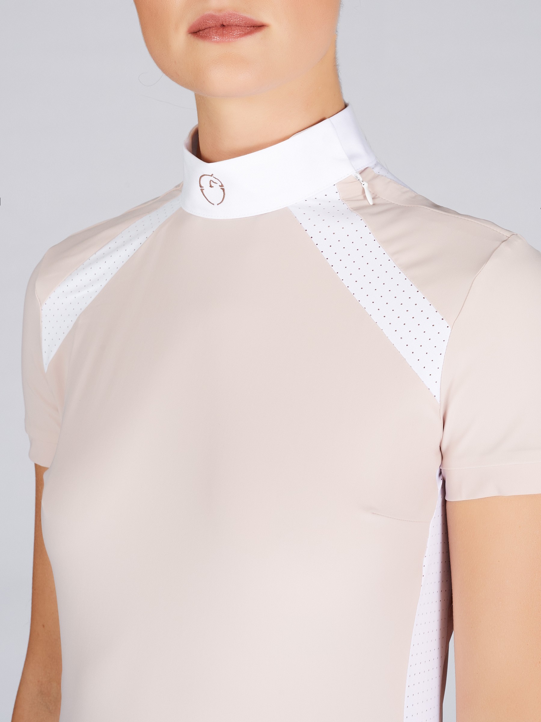 Ridershouse: Vestrum Deiva Wedstrijd Shirt SS - Dusty Pink Ridershouse: Vestrum Deiva Wedstrijd Shirt SS - Dusty Pink