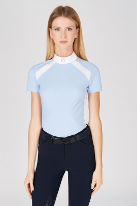 Ridershouse: Vestrum Deiva Wedstrijd Shirt SS - Lucht Blauw