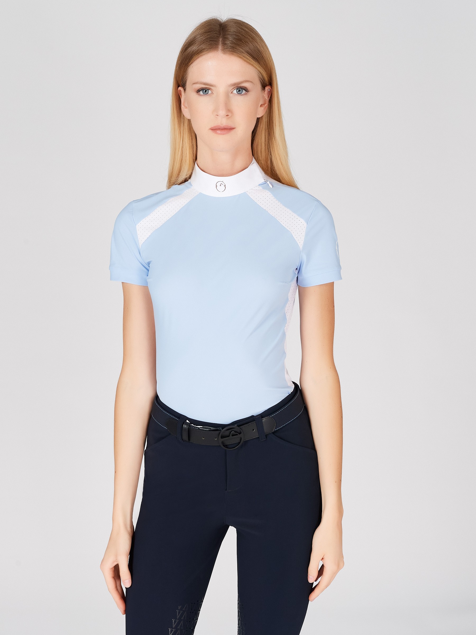 Ridershouse: Vestrum Deiva Wedstrijd Shirt SS - Lucht Blauw Ridershouse: Vestrum Deiva Wedstrijd Shirt SS - Lucht Blauw