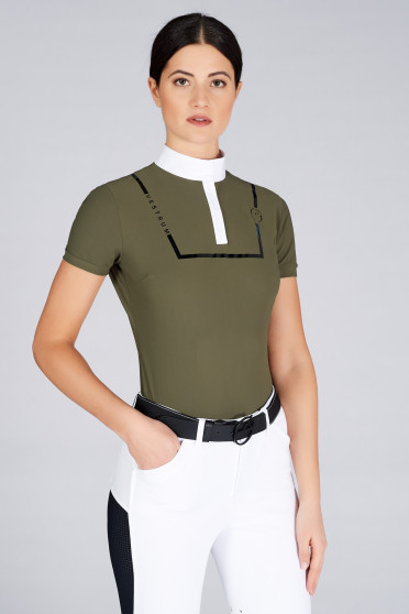 Ridershouse: Vestrum Maratea Wedstrijd Shirt SS - Donker Olijf Groen Ridershouse: Vestrum Maratea Wedstrijd Shirt SS - Donker Olijf Groen