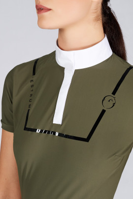Ridershouse: Vestrum Maratea Wedstrijd Shirt SS - Donker Olijf Groen Ridershouse: Vestrum Maratea Wedstrijd Shirt SS - Donker Olijf Groen