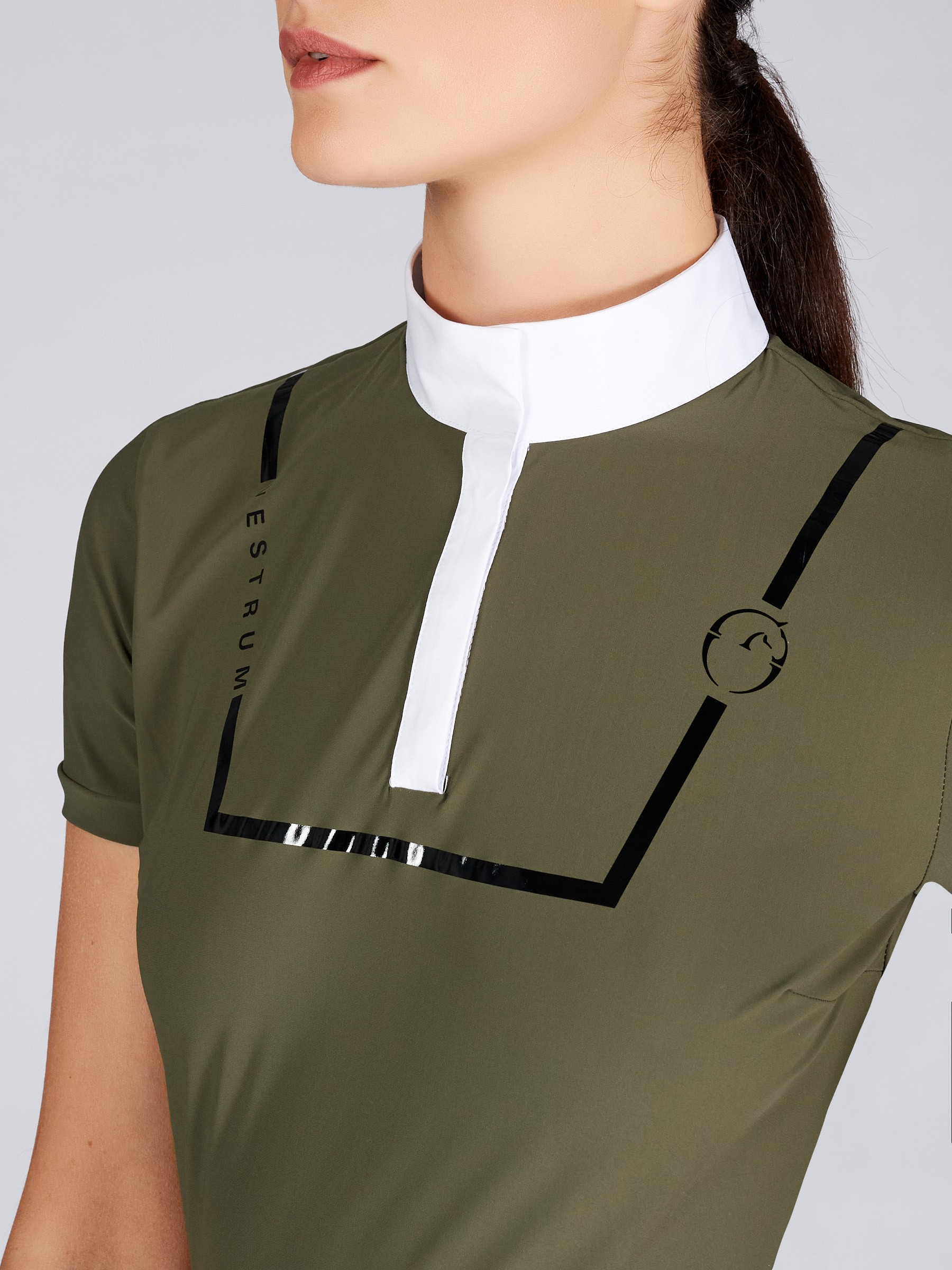 Ridershouse: Vestrum Maratea Wedstrijd Shirt SS - Donker Olijf Groen Ridershouse: Vestrum Maratea Wedstrijd Shirt SS - Donker Olijf Groen