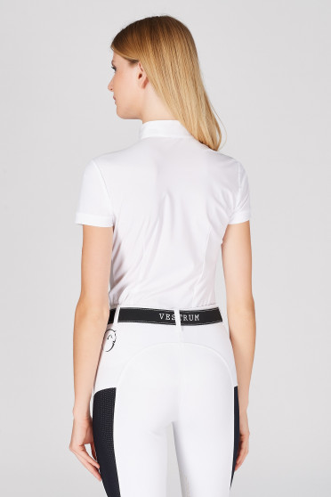 Ridershouse: Vestrum Maratea Wedstrijd Shirt SS - Wit Ridershouse: Vestrum Maratea Wedstrijd Shirt SS - Wit