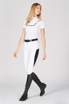 Ridershouse: Vestrum Maratea Wedstrijd Shirt SS - Wit Ridershouse: Vestrum Maratea Wedstrijd Shirt SS - Wit