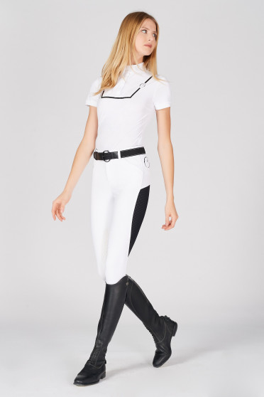 Ridershouse: Vestrum Maratea Wedstrijd Shirt SS - Wit Ridershouse: Vestrum Maratea Wedstrijd Shirt SS - Wit