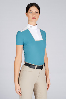 Ridershouse: Vestrum Camaoire Wedstrijd Shirt SS - Dusty Blue
