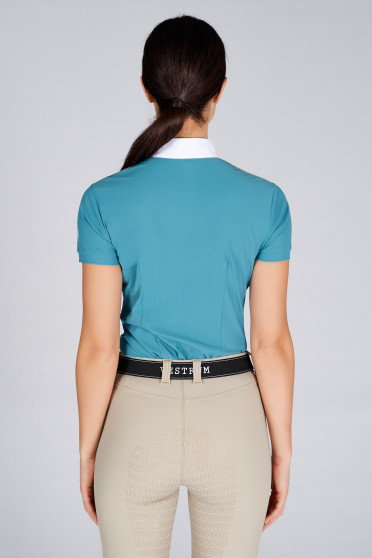Ridershouse: Vestrum Camaoire Wedstrijd Shirt SS - Dusty Blue Ridershouse: Vestrum Camaoire Wedstrijd Shirt SS - Dusty Blue