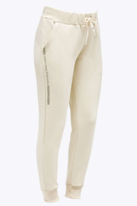 Cavalleria Toscana Jersey Pique Jogingbroek Beige, Heerijk voor een huispak