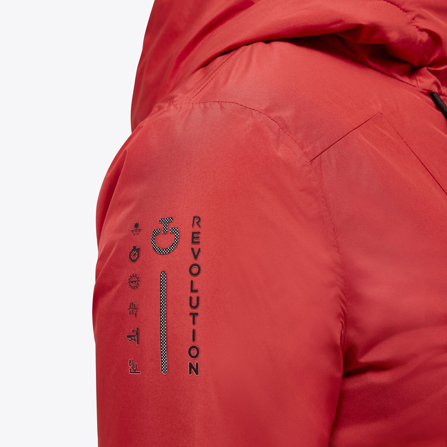 Ridershouse: CT Revo All-Weather Hooded Shell Jacket - Red Ridershouse: CT Revo All-Weather Hooded Shell Jacket - Red