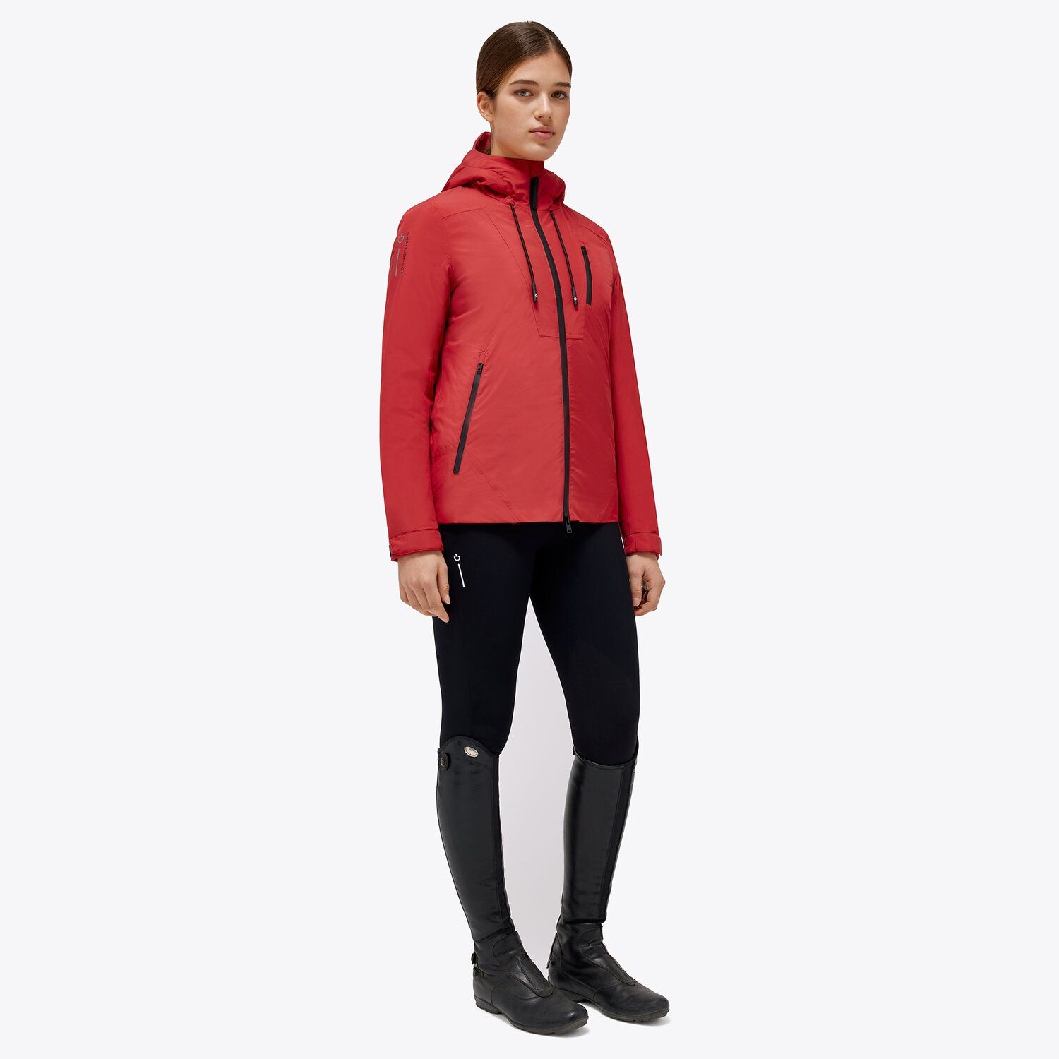 Ridershouse: CT Revo All-Weather Hooded Shell Jacket - Red Ridershouse: CT Revo All-Weather Hooded Shell Jacket - Red