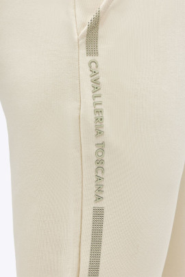 Cavalleria Toscana Jersey Pique Jogingbroek Beige, Heerijk voor een huispak Cavalleria Toscana Jersey Pique Jogingbroek Beige, Heerijk voor een huispak