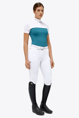 Ridershouse: CT Dash S/S Competition Polo - Blauw Ridershouse: CT Dash S/S Competition Polo - Blauw
