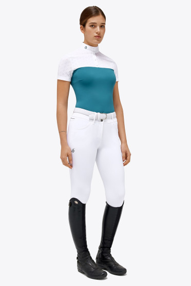Ridershouse: CT Dash S/S Competition Polo - Blauw Ridershouse: CT Dash S/S Competition Polo - Blauw