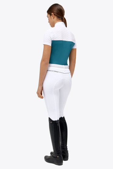 Ridershouse: CT Dash S/S Competition Polo - Blauw Ridershouse: CT Dash S/S Competition Polo - Blauw