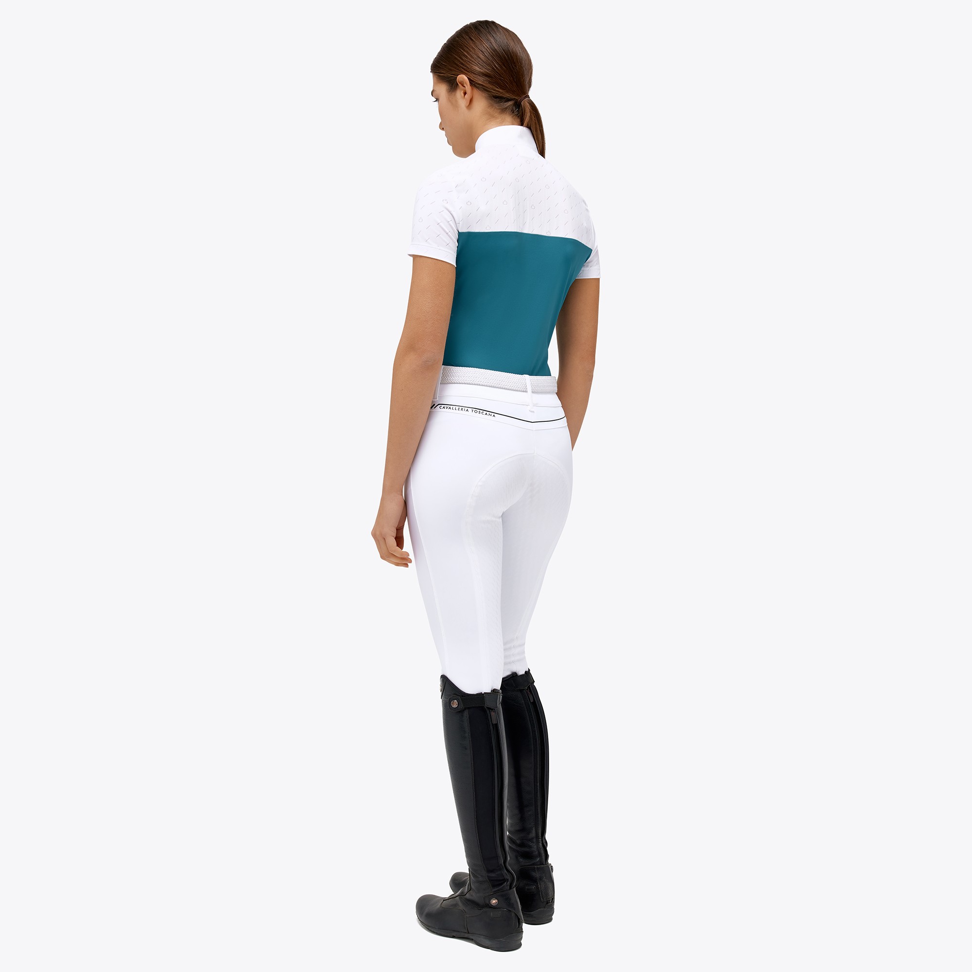 Ridershouse: CT Dash S/S Competition Polo - Blauw Ridershouse: CT Dash S/S Competition Polo - Blauw