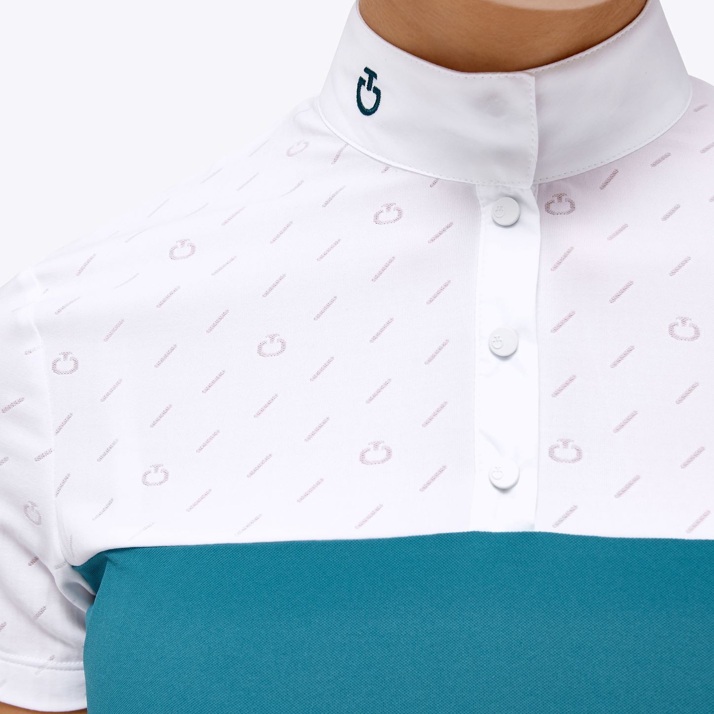 Ridershouse: CT Dash S/S Competition Polo - Blauw Ridershouse: CT Dash S/S Competition Polo - Blauw
