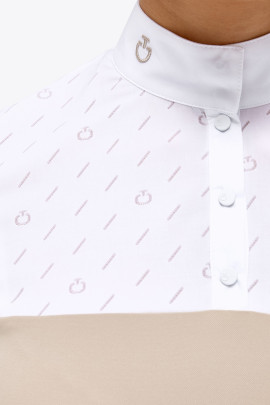 Ridershouse: CT Dash S/S Competition Polo - Beige Ridershouse: CT Dash S/S Competition Polo - Beige