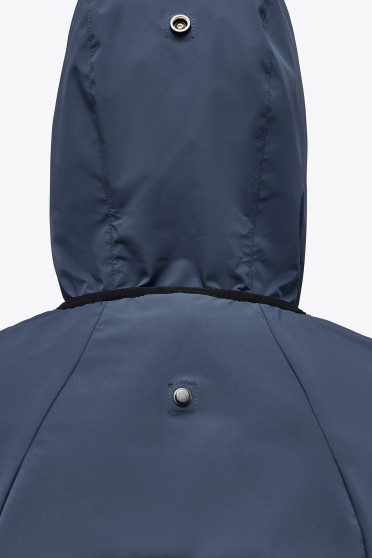 Ridershouse: Ct Heren waterdichte Jas met Capuchon Met Ademende Mesh Blauw Ridershouse: Ct Heren waterdichte Jas met Capuchon Met Ademende Mesh Blauw
