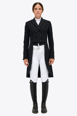Ridershouse: Cavalleria Toscana Jersey Frack Black, very Breathable