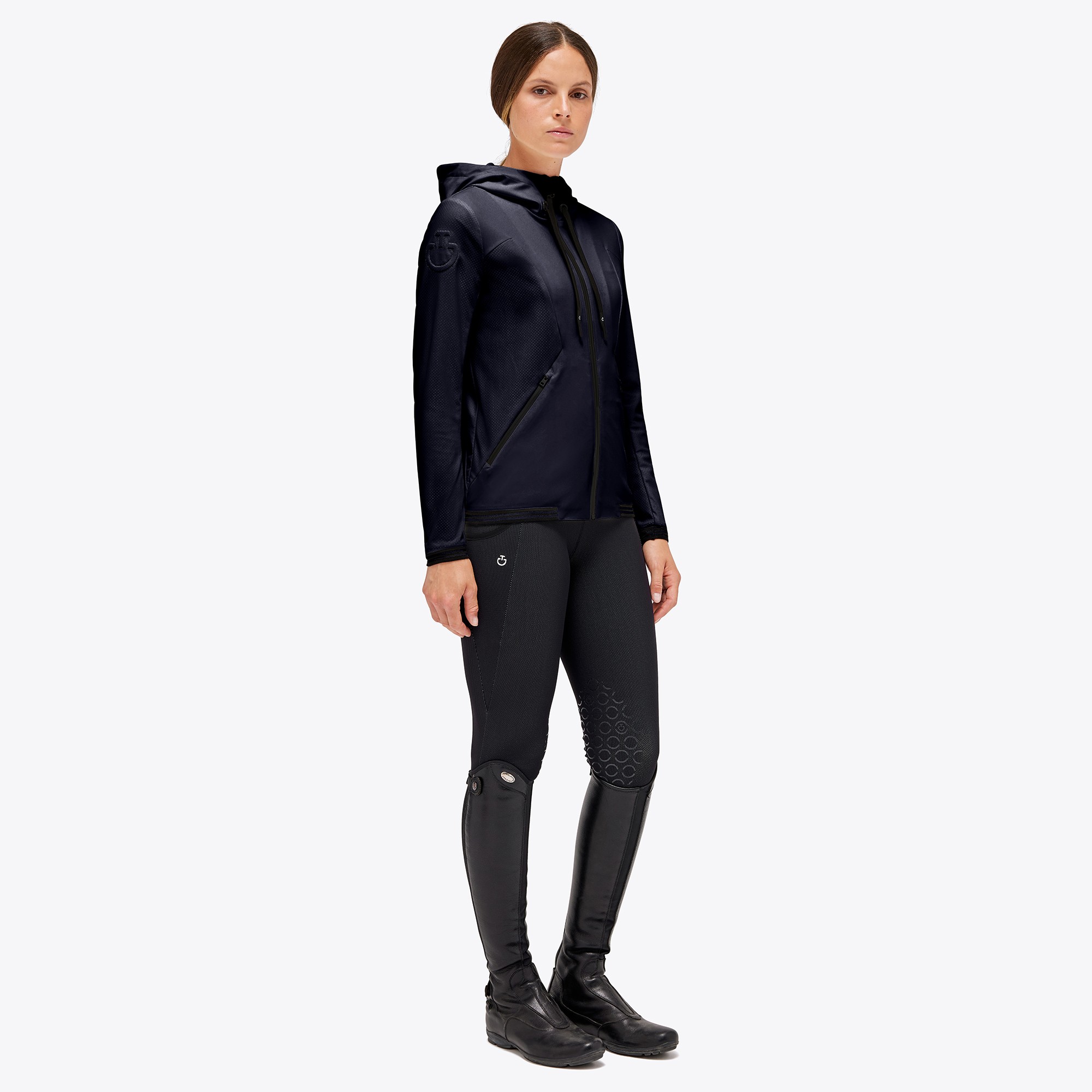 CT Geperforeerde Jas Met Capuchon extra ademend Donker blauw, Perfect voor het Buiten seizoen CT Geperforeerde Jas Met Capuchon extra ademend Donker blauw, Perfect voor het Buiten seizoen