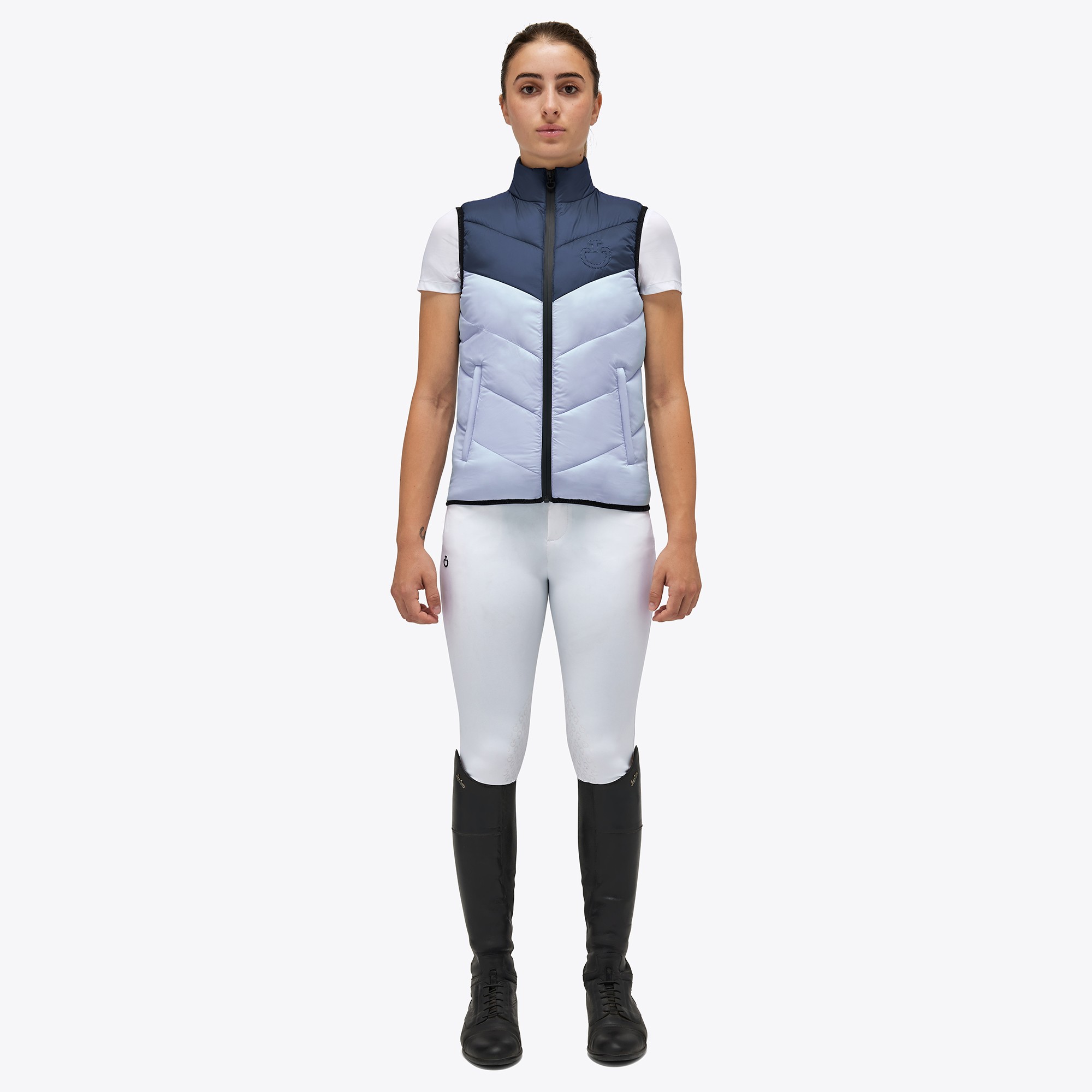 Ridershouse: CT Unisex Children's Nylon Synthetic Gewatteerde Bodywarmer - Blauw Ridershouse: CT Unisex Children's Nylon Synthetic Gewatteerde Bodywarmer - Blauw