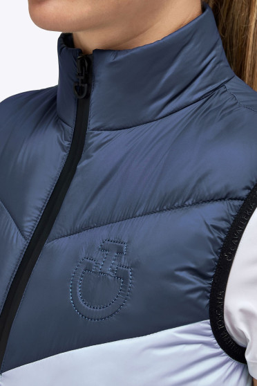 Ridershouse: CT Unisex Children's Nylon Synthetic Gewatteerde Bodywarmer - Blauw Ridershouse: CT Unisex Children's Nylon Synthetic Gewatteerde Bodywarmer - Blauw