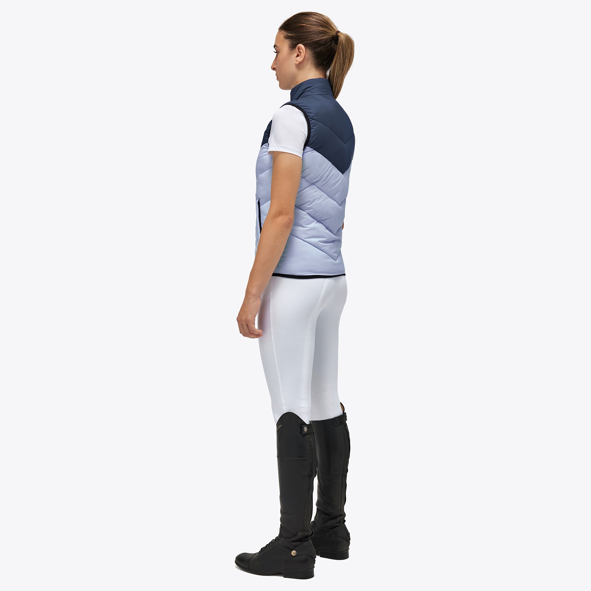 Ridershouse: CT Unisex Children's Nylon Synthetic Gewatteerde Bodywarmer - Blauw Ridershouse: CT Unisex Children's Nylon Synthetic Gewatteerde Bodywarmer - Blauw