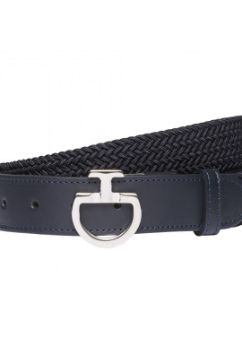 Ridershouse: Cavalleria Toscana Women's Elastic Belt CT Clasp - Blue