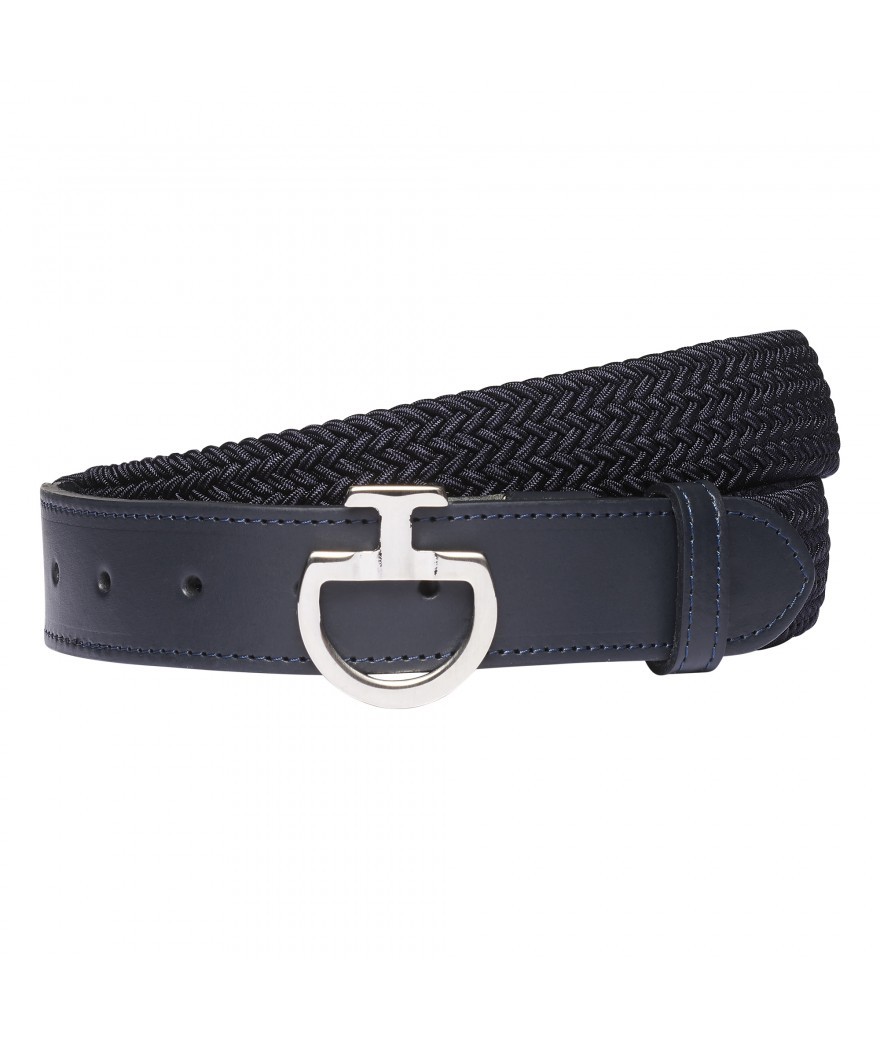 Ridershouse: Cavalleria Toscana Women's Elastic Belt CT Clasp - Blue