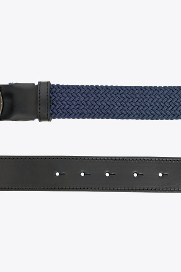 Ridershouse: Cavalleria Toscana Women's Elastic Belt CT Clasp - Blue