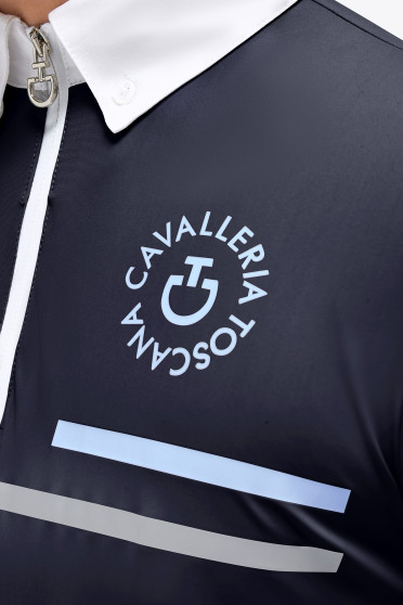 Ridershouse: CT Boys Jersey Shirt With Pocket S/S In De Kleur Blauw Ridershouse: CT Boys Jersey Shirt With Pocket S/S In De Kleur Blauw